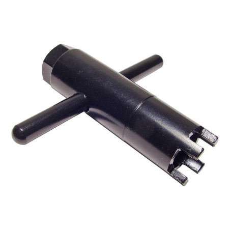 Vaso almenado cilíndrico para eje oscillante/chasis JMP Øint20mm /Øext27,4mm 4 muescas BMW