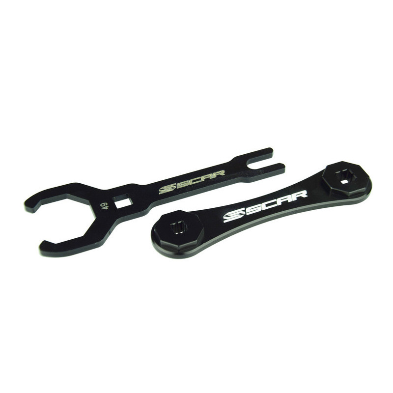 Llave para tapón de horquilla doble SCAR Ø49mm/8 puntos Horquilla KYB