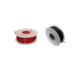 Cable eléctrico BIHR 1mm² - 25m - Marrón