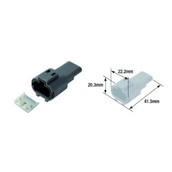 Conectores hembra hermético TOURMAX (5 uds) tipo 060 (FRM)