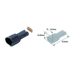 Conectores hembra hermético TOURMAX (5 uds) tipo 070 (FRY)