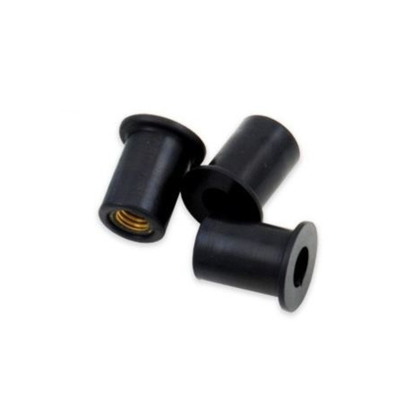 Tuercas de goma BOLT M5X0.8 para cúpulas y carenados - 50 uds