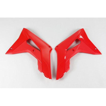 Plásticos laterales de radiador UFO Honda rojo HO04682-070
