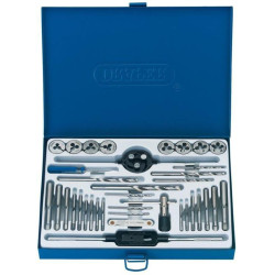 Kit machos de roscar y terrajas DRAPER 37 uds