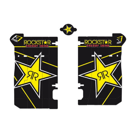 Adhesivos para rejillas de radiador Blackbird Rockstar Energy Honda A104L