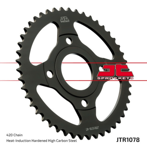 Kit de cadena JT 420HDR 13/47 Reforzado - corona Standard