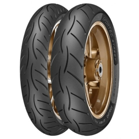 Neumático METZELER SPORTEC STREET 2 (F/R) 70/90-17 M/C 38S TL  