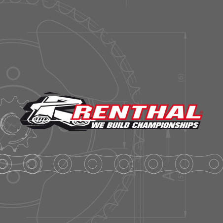 RENTHAL Chain Kit 520R3 13/50 Reinforced - Ultra-Light Self-Cleaning Rear Sprocket