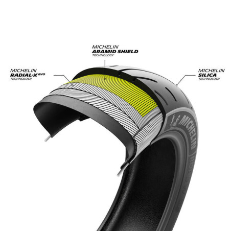 Neumático MICHELIN ROAD W GT Honda GL1800 Goldwing 200/55 R 16 M/C 77H TL
