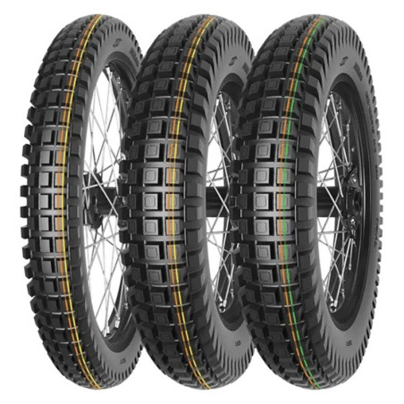 Neumático MITAS TRIAL 120/100 R 18 68M TL/TT SOFT ORANGE YELLOW