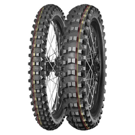 Neumático MITAS TERRA FORCE-MX SM 100/90-19 NHS 57M TT SOFT TO MEDIUM RED YELLOW