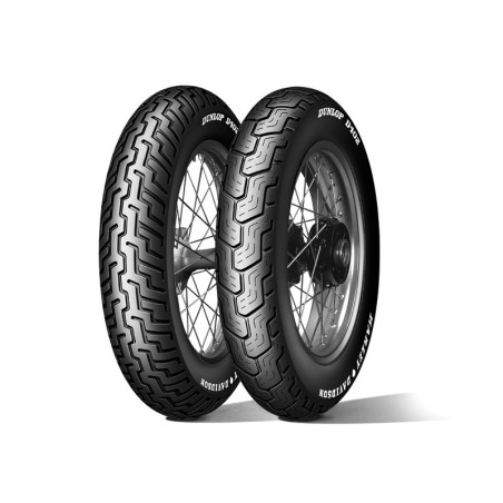 Neumático DUNLOP D402F WWW (HARLEY-D) Flancs Blancs Larges MT90 B 16 72H TL