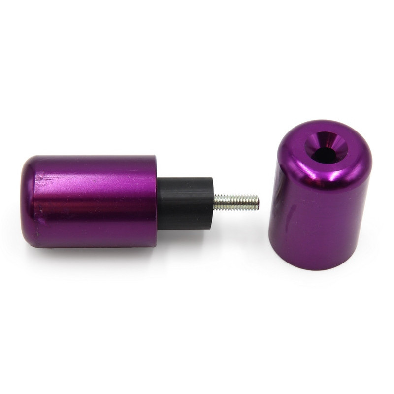 Contrapesos de manillar V PARTS Aluminio Suzuki Violeta