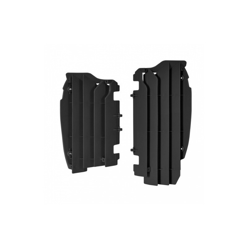 Aletines de radiador POLISPORT Kawasaki negro 8461600001