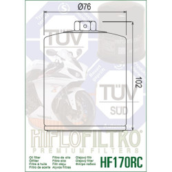 Filtro de aceite HIFLOFILTRO Performance chrome - HF170CRC 2