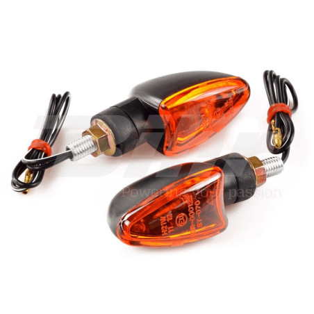 Juego de intermitentes universales V PARTS brazo corto flexible 12V 21W