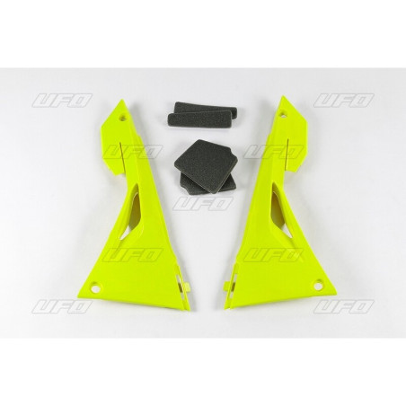 Tapa de caja filtro de aire UFO Honda amarillo fluor HO04685-DFLU
