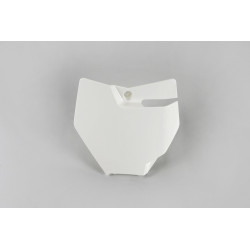 Portanúmeros delantero UFO KTM blanco KT04087-047