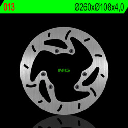 Disco de freno NG BRAKES redondo fijo