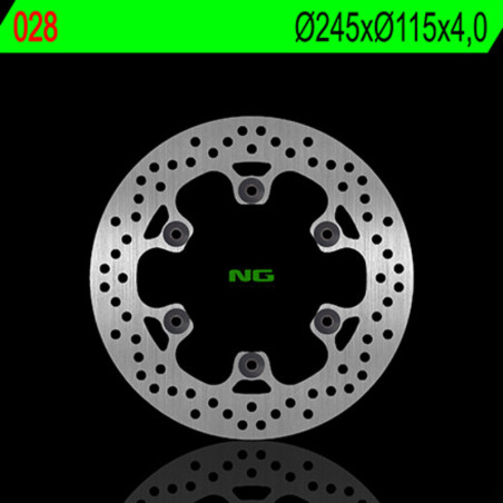 Disco de freno NG BRAKES redondo fijo