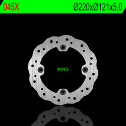 Disco de freno NG BRAKES ondulado fijo Ø220mm · ref 962045X