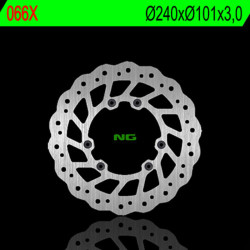 Disco de freno NG BRAKES ondulado fijo Ø240mm · ref 962066X