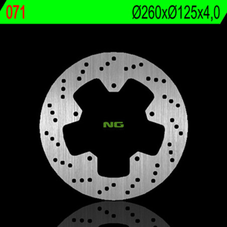 Disco de freno NG BRAKES redondo fijo