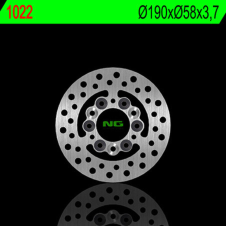 Disco de freno NG BRAKES redondo fijo