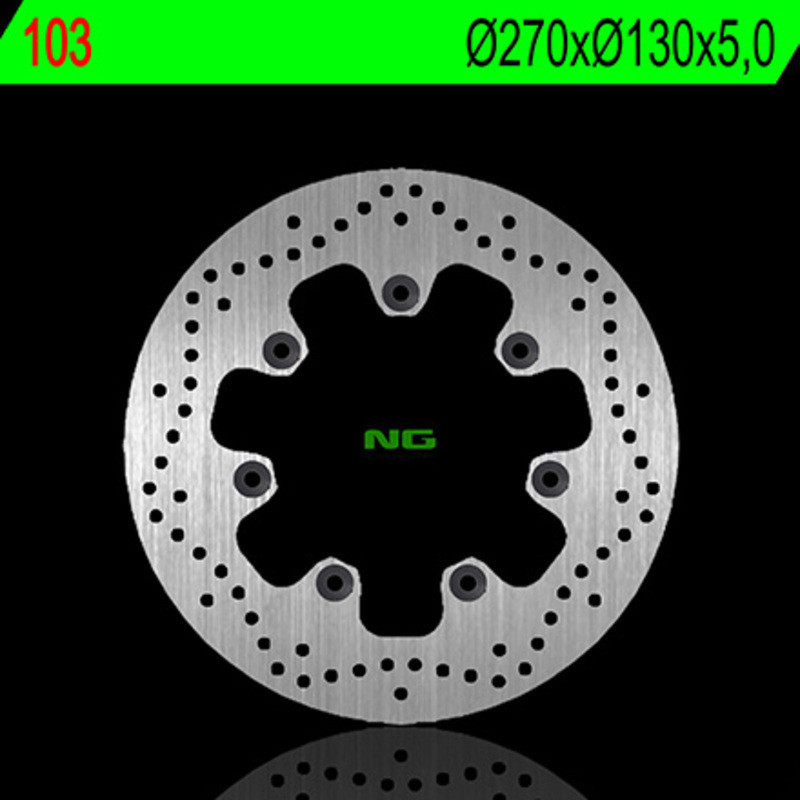 Disco de freno NG BRAKES redondo fijo
