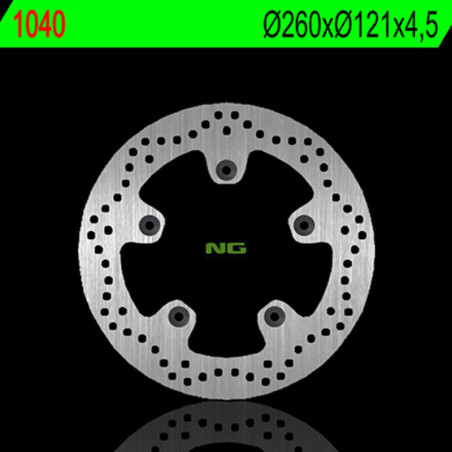 Disco de freno NG BRAKES redondo fijo