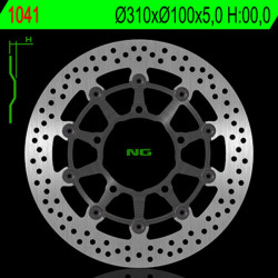 Disco de freno NG BRAKES redondo flotante Ø310mm Suzuki GSX-R 1000