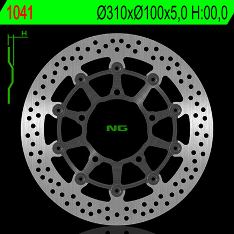 Disco de freno NG BRAKES redondo flotante