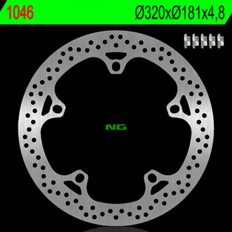 Disco de freno NG BRAKES redondo fijo