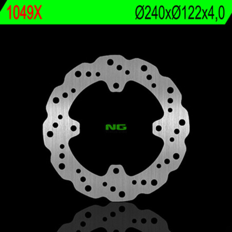 Disco de freno NG BRAKES ondulado fijo