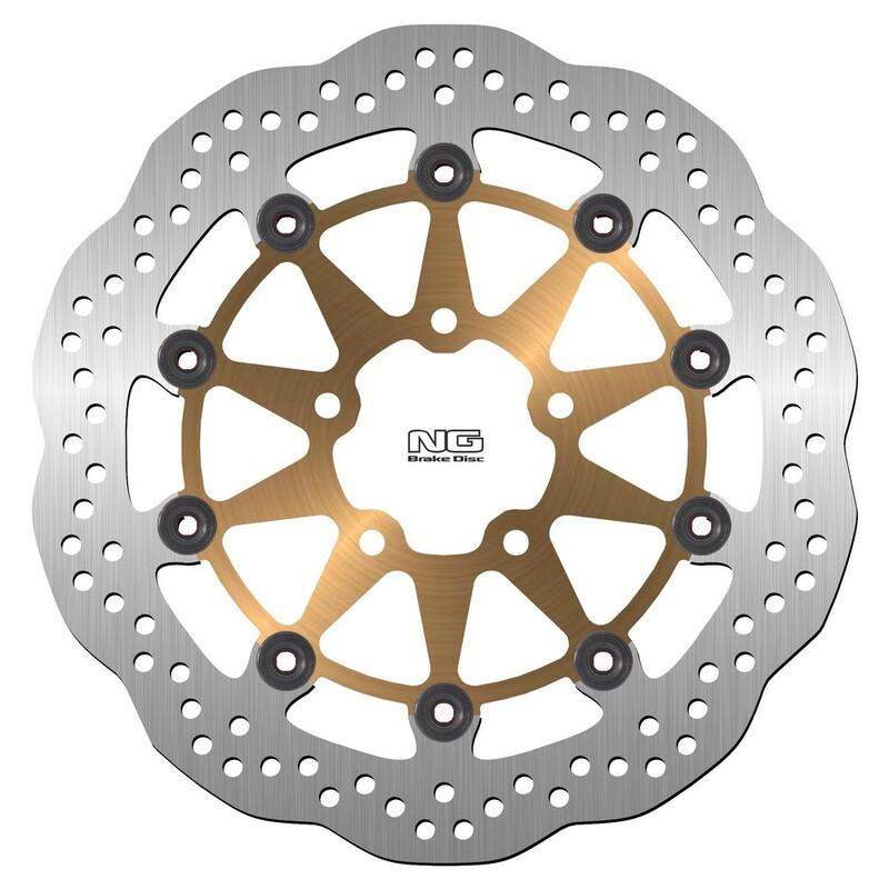 Disco de freno NG BRAKES ondulado flotante