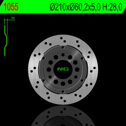 Disco de freno NG BRAKES redondo flotante