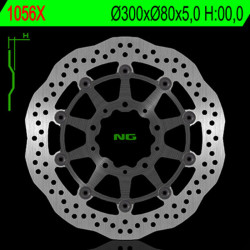 Disco de freno NG BRAKES ondulado flotante