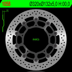 Disco de freno NG BRAKES redondo flotante Ø320mm · ref 9621058