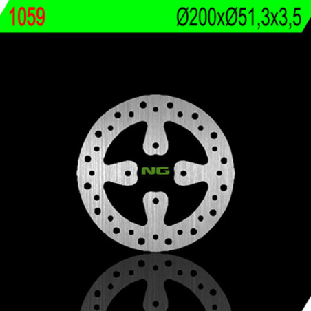 Disco de freno NG BRAKES redondo fijo