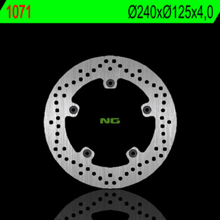 Disco de freno NG BRAKES redondo fijo