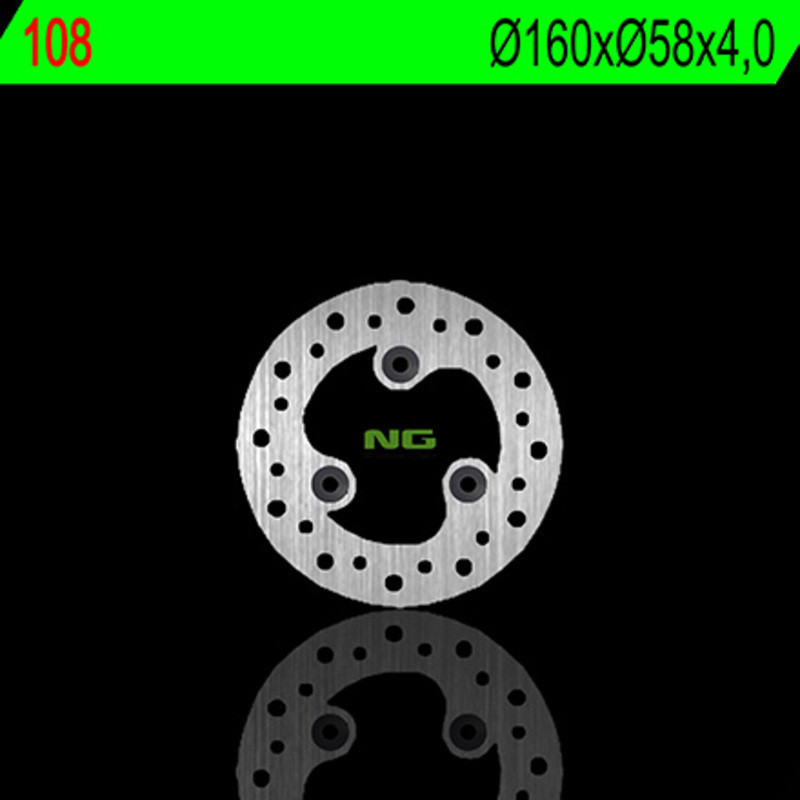 Disco de freno NG BRAKES redondo fijo