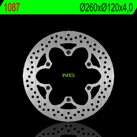 Disco de freno NG BRAKES redondo fijo
