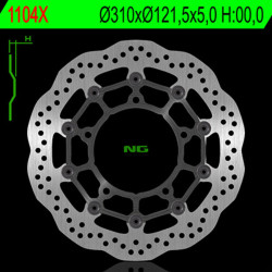 Disco de freno NG BRAKES ondulado flotante