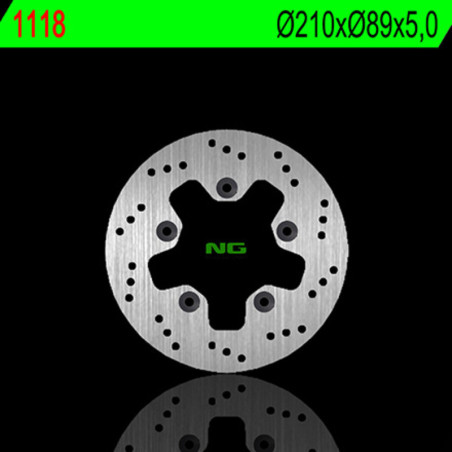 Disco de freno NG BRAKES redondo fijo