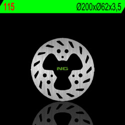 Disco de freno NG BRAKES redondo fijo