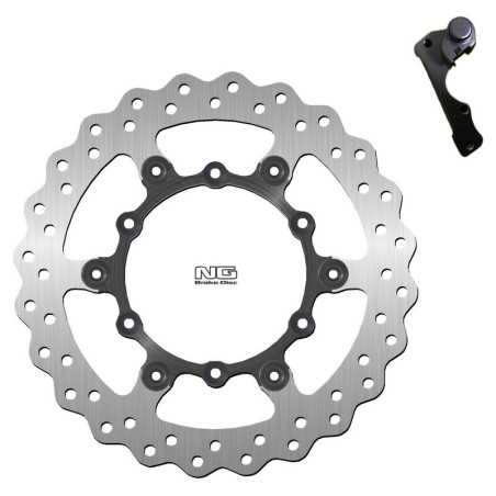 Kit disco de freno sobredimensionado NG BRAKES ondulado flotante