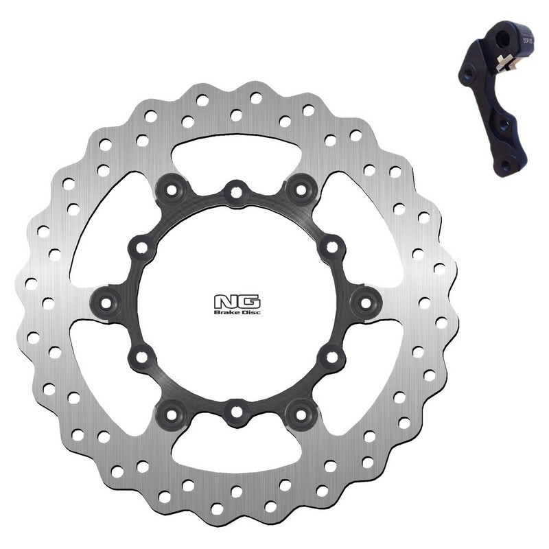 Kit disco de freno sobredimensionado NG BRAKES ondulado flotante