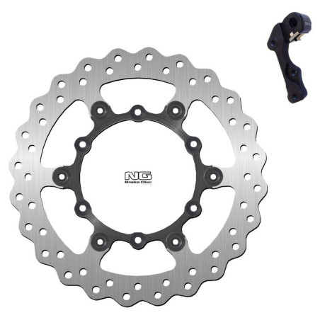 Kit disco de freno sobredimensionado NG BRAKES ondulado flotante
