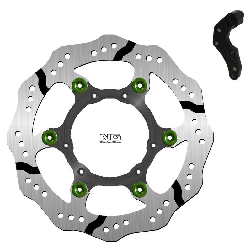 Kit disco de freno sobredimensionado NG BRAKES ondulado flotante