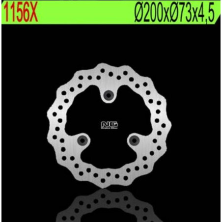 Disco de freno NG BRAKES ondulado fijo